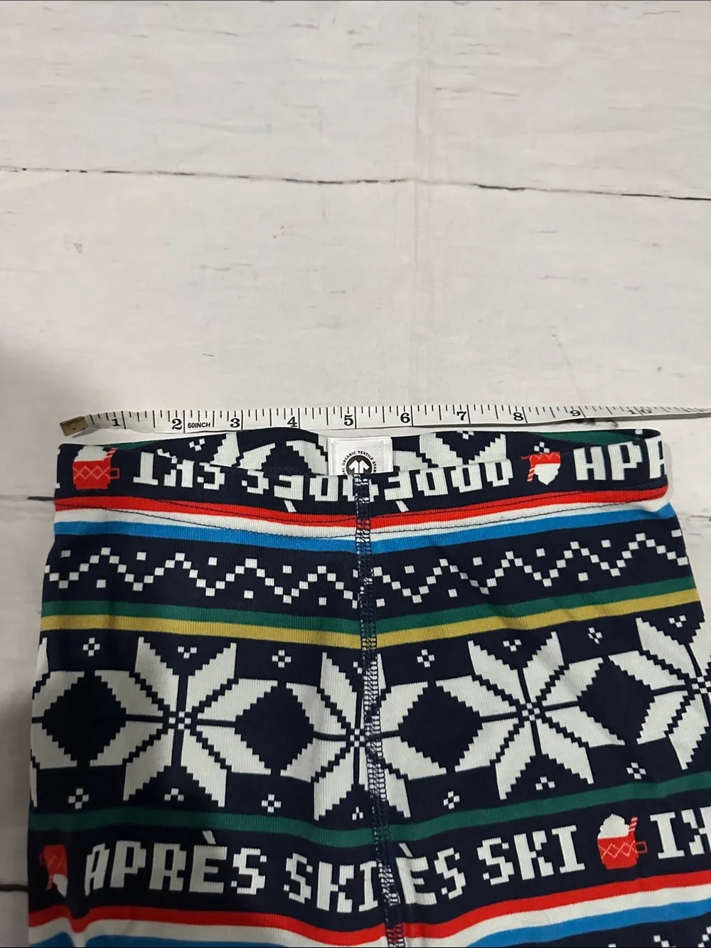 Hanna Andersson unisex Navy 'Après Ski' Holiday Kids PJ Set organic cotton 10